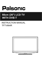 Palsonic TFTV664R Owners Manual