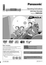 Panasonic DMR-E55K DMRE55 User Guide
