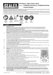 Sealey PSTART1000HD Instruction Manual