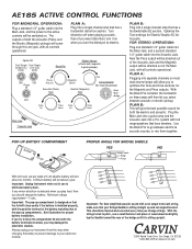 Carvin AE185 Instruction Manual