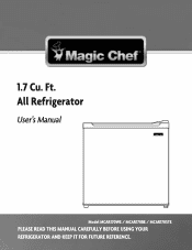Magic Chef MCAR170WE User Manual