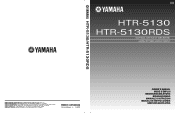 Yamaha HTR-5130RDS Owner's Manual