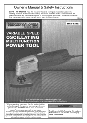 Harbor Freight Tools 62867 User Manual