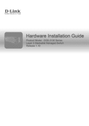 D-Link DGS-3130 Quick Install Guide