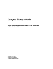 HP StorageWorks MA8000 Compaq StorageWorks HSG60 ACS Solution Software V8.6 for Sun Solaris Installation and Configuration Guide