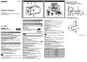 Sony SNCVB635 Installation Guide (SNC-VB635 installation manual)