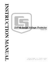 Campbell Scientific SVP48 SVP48 Surge Voltage Protector
