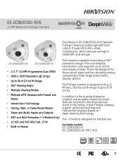 Hikvision DS-2CD63C5G0-IVS Data Sheet