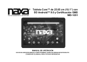 Naxa NID-1051 SPANISH MANUAL