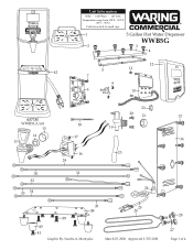Waring WWB5G Parts Diagram