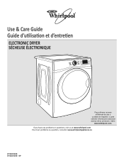 Whirlpool WED97HEXR Use & Care Guide