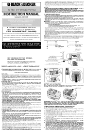 Black & Decker CD1200SK Type 1 Manual - CD1200S