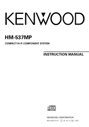Kenwood HM-537MP User Manual