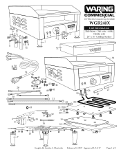 Waring WGR240X Parts List and Exploded Diagram