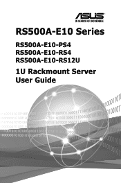 Asus RS500A-E10-RS12U RS500A-E10 Series User Manual