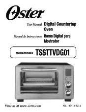 Oster Digital Countertop Oven Instruction Manual