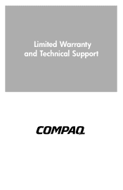 HP Presario V2400 Limited Warranty and Technical Support