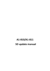 Acer Iconia A1-810 A1-810&A1-811 SD update manual