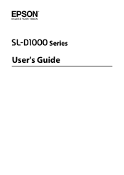 Epson SureLab D1070DE Users Guide