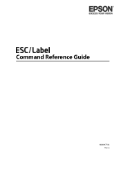 Epson ColorWorks CW-C6500A ESC/label Command Reference Guide