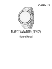 Garmin MARQ Aviator Gen 2 Owners Manual