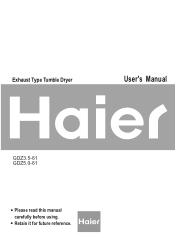 Haier GDZ3.5-61 User Manual