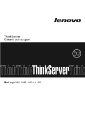 Lenovo ThinkServer TS200v (Swedish) Warranty and Support Information