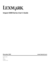 Lexmark 90T3036 User's Guide