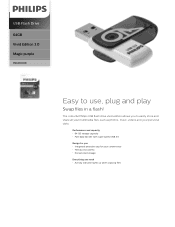 Philips FM64FD00B Leaflet