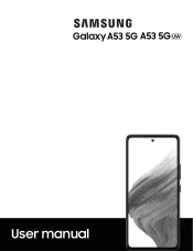 Samsung Galaxy A53 5G Unlocked User Manual