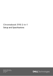 Dell Chromebook 3110 2-in-1 Setup and Specifications