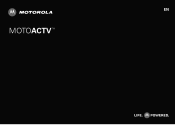 Motorola MOTOACTV User Manual