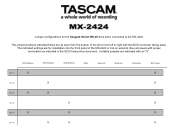 TASCAM MX-2424 Installation and Use Hornet NS-20 Travan Drive Jumper Settings