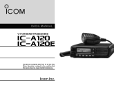Icom IC-A120 Basic Manual