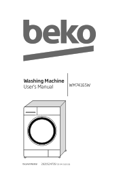 Beko WM74165 User Manual
