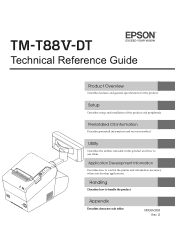 Epson TM-T88V-DT Technical Reference Guide