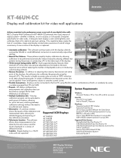 NEC P401 P401 : KT-46UN-CC spec brochure