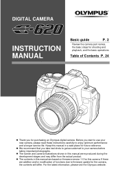 Olympus 262162 E-620 Instruction Manual (English)