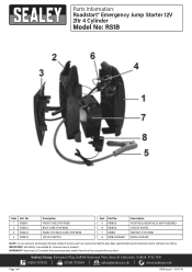 Sealey RS1B Parts Diagram
