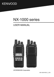 Kenwood NX-1300D User Manual 2