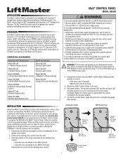 LiftMaster 888LM Instructions -English French Spanish