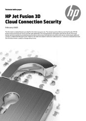 HP Jet Fusion 300 Cloud Connection Security
