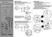Dynex DX-TVM112 Quick Setup Guide (English)