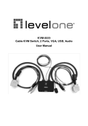 LevelOne KVM-0223 Manual
