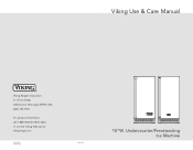 Viking FGIM515 Use and Care Manual