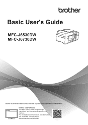 Brother International MFC-J6530DW Basic Users Guide