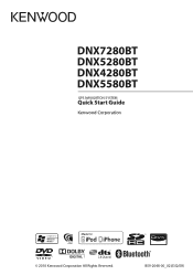 Kenwood DNX5280BT Quick Start Guide