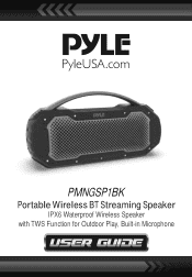 Pyle PCMPSB1BK Instruction Manual