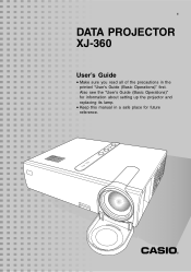 Casio XJ-360 Owners Manual