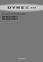 Dynex DX-32LD150A11 User Manual (English)